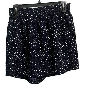 Black and white polka dot shorts